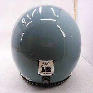 【送料無料】良品 2021年製 Arai アライ CLASSIC AIR クラシックAIR ICE BLUE アイスブルー Lサイズ バイザー付き ジェットヘルメットの画像3