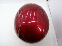 【送料無料】程度上 Arai アライ SZ-F PEARL WINE RED パールワインレッド Mサイズ ジェットヘルメット_画像5