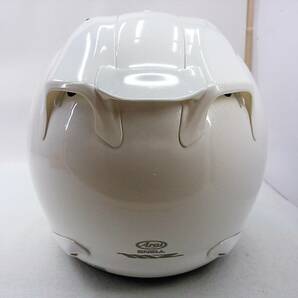 【送料無料】Arai アライ MZ GLASS WHITE グラスホワイト XLサイズ ジェットヘルメットの画像3