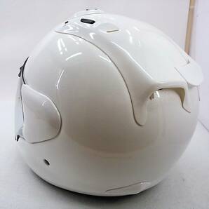 【送料無料】Arai アライ MZ GLASS WHITE グラスホワイト XLサイズ ジェットヘルメットの画像2