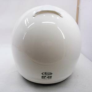 【送料無料】使用回数少 良品 Arai アライ GP-6S WHITE ホワイト Lサイズ 59-60cm 4輪用 カート フルフェイスヘルメットの画像5