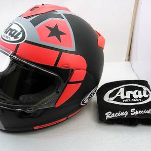 【送料無料】良品 Arai アライ VECTOR-X ベクターX MAVERICK GP XLサイズ マーベリック・ビニャーレス フルフェイスヘルメット