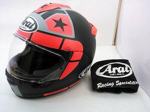 【送料無料】良品 Arai アライ VECTOR-X ベクターX MAVERICK GP XLサイズ マーベリック・ビニャーレス フルフェイスヘルメット