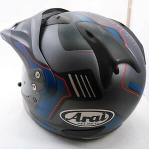 【送料無料】程度上 Arai アライ TOUR CROSS 3 ツアークロス3 VISION ビジョン つや消し XLサイズ スモークシールド付き ヘルメットの画像3