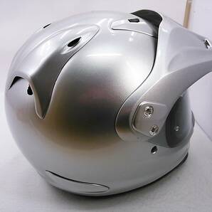 【送料無料】使用回数少 美品 Arai アライ TOUR-CROSS 3 ツアークロス3 アルミナシルバー Lサイズ ヘルメットの画像6