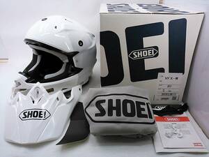 【送料無料】未使用保管品 SHOEI ショウエイ VFX-W ホワイト Sサイズ 元箱付き オフロードヘルメット