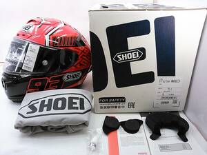 【送料無料】SHOEI ショウエイ X-Fourteen X-14 MARQUEZ4 マルケス4 Lサイズ 元箱付き フルフェイスヘルメット