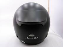 【送料無料】使用回数少 程度上 2022年製 Arai アライ ASTRO-GX ASTRO GX アストロGX フラットブラック Mサイズ フルフェイスヘルメット_画像4