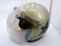 【送料無料】良品 TOYS McCOY トイズマッコイ BABY BUCO WILD ONE ワイルドワン M/L シールド＆箱付き ジェットヘルメット_画像2