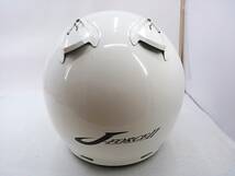 【送料無料】良品 SHOEI ショウエイ J-FORCEⅡ J-FORCE2 WHITE ホワイト Mサイズ ジェットヘルメット_画像3