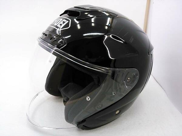 【送料無料】良品 SHOEI ショウエイ J-FORCE4 Jフォース4 BLACK ブラック XLサイズ ジェットヘルメット
