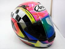 【送料無料】使用極わずか 美品 Arai アライ QUANTUM-J クアンタムJ SCHWANTZ シュワンツ XLサイズ ミラーシールド＆元箱付き ヘルメット_画像7