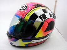 【送料無料】使用極わずか 美品 Arai アライ QUANTUM-J クアンタムJ SCHWANTZ シュワンツ XLサイズ ミラーシールド＆元箱付き ヘルメット_画像2