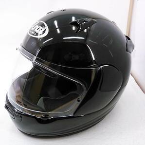 【送料無料】使用極わずか 良品 2020年製 Arai アライ QUANTUM-J クアンタムJ グラスブラック Mサイズ フルフェイスヘルメットの画像1