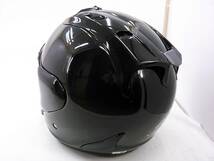 【送料無料】Arai アライ SZ-Ram4 GLASS BLACK グラスブラック Mサイズ ジェットヘルメット_画像2
