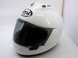【送料無料】Arai アライ RX-7X グラスホワイト XLサイズ スモークシールド付き フルフェイスヘルメット
