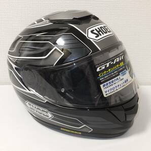 ★SHOEI GT-AIR INERTIA TC-5 フルフェイスヘルメット Ｌサイズ 59cm グレー×黒 2016年製★の画像3