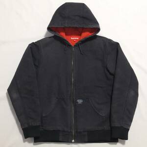 ★SUPREME 08AW RED BUILT HOODED DUCK JACKET 直営店限定 ダック パーカー ジャケット カーハート アクティブジャケット サンプリング★