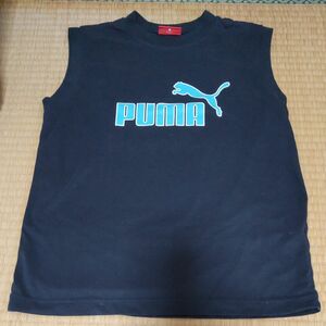 PUMA ノースリーブシャツ 150 ネイビー