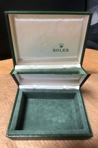 ロレックス 純正 箱 ウォッチ ボックス Watch Box クレーター ヴィンテージ 80年 90年 ケース 緑 グリーン 正規品 時計 付属品 ROLEX_画像6