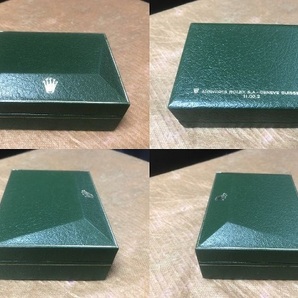 レア ロレックス オイスターパーペチュアルデイト 6917 純正 箱 ボックス Box ケース グリーン 時計 付属品 ROLEX OYSTER PERPETUAL DATEの画像2