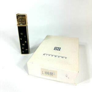 * cheap *GIVENCHY lighter Givenchy smoking . put on fire un- operation not yet verification Vintage Gold black NT