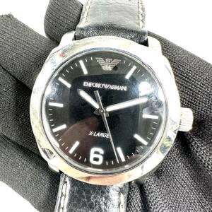 * дешевый * Emporio Armani X-LARGE AR-5801 мужские наручные часы чёрный циферблат SS работа товар ARMANI RK