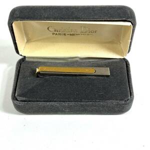 * cheap * Christian Dior necktie pin Christian Dior case attaching Gold Vintage men's accessory RK