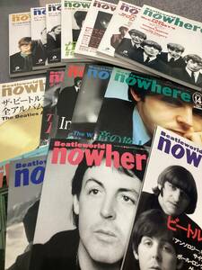 ビートルズ☆雑誌 3冊セット☆ノーウェア Vol.1〜6、9〜18☆1993年〜1998年☆Beatles☆ジョン レノン☆ポール マッカートニー