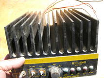 SATU436 ⑥ ジャンク　HPL-800H　リニア　パワー　アンプ　修理前提か部品取り　無線　SOLID STATE LINEAR　POWER　AMPLIFIER 同梱OK_画像4