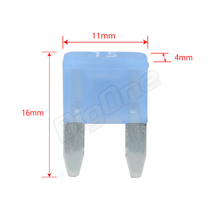 BigOne ミニ 平型 ヒューズ 15A ASP 100個セット DC12V車 DC24V車_画像4