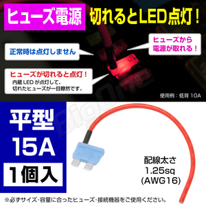 BigOne torn .. light ...... indicator built-in standard flat type fuse power supply 15A ATP LED chigar lighter ETC drive recorder. connection 