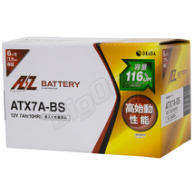 AZバッテリー 充電済 ATX7A-BS GSX250SカタナNX125バンディット400XLR200R 互換 YTX7A-BS FTX7A-BS GTX7A-BS KTX7A-BS DYTX7A-BS RBTX7A-BS_画像4