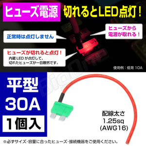 BigOne torn .. light ...... indicator built-in standard flat type fuse power supply 30A ATP LED chigar lighter ETC drive recorder. connection 