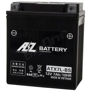 AZバッテリー 充電済 CB250Fゼルビス CBR250RRマグナ250 CRF250M ATX7L-BS 互換 YTX7L-BS FTX7L-BS GTX7L-BS KTX7L-BS DYTX7L-BS RBTX7L-BS