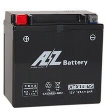 AZバッテリー 充電済 GSX-R1100シャドウ400 750 XRV750 アフリカツイン750 ATX14-BS 互換 YTX14-BS FTX14-BS FTZ14-BS DYTX14-BS RBTX14-BS_画像1