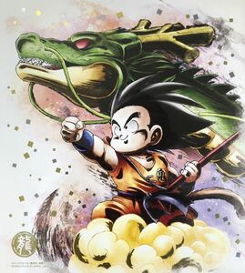 即決 新品 ドラゴンボール 色紙ART レイジング　RAGING NO12 孫悟空　少年　筋斗雲