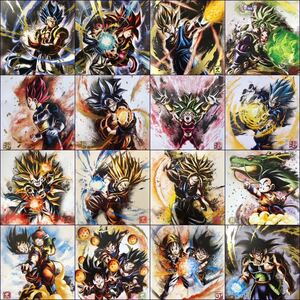 即決 新品 ドラゴンボール 色紙ART レイジング　ミニ色紙　フルコンプ　16種　鳥山明　イラスト