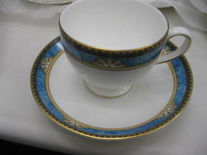 WEDGWOOD Bone china カップ＆ソーサー CURZON 1客　*34712