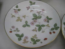 未使用中古 WEDGWOOD WILD STRAWBERRY カップ＆ソーサー 2客 *34798_画像3