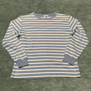 中古こどもキッズ服140UNIQLOユニクロボーダー長袖Tシャツ