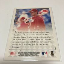 【AARON BOONE】直筆サインカード 1998 DONRUSS AUTO SIGNATURE SERIES AUTOGRAPH #検索 TOPPS アーロン・ブーン ヤンキース監督_画像2