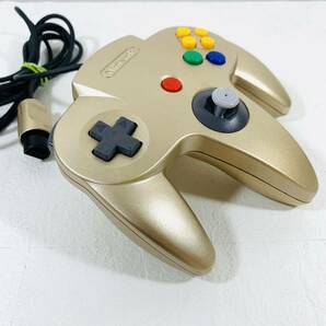 動作品 Nintendo64 コントローラー ゴールド ニンテンドー 任天堂 ブロス Bros の画像3