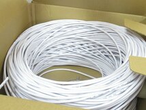 〇 中古品 CAT6 UTP 4P TSUNET-1000E AWG24-4P LANケーブル 300ｍ 青 通信興業 ※残量214M_画像3