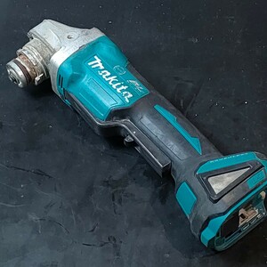 ジャンク品 マキタ makita 18V 100mm充電式ディスクグラインダ GA408D 本体のみ 不動品 コードレス パドルスイッチ