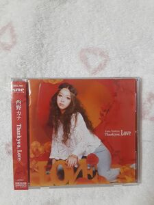 西野カナ CD 【Thank you Love】 通常盤