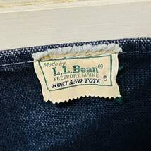 ★希少★ ヴィンテージ L.L.BEAN LLビーン エルエルビーン デラックス DELUXE BOAT&TOTE トートバッグ トート USA製 _画像3