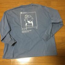 The one and only 長袖 Tシャツ 灰色 163 サイズ大きい L 送料230円 _画像2