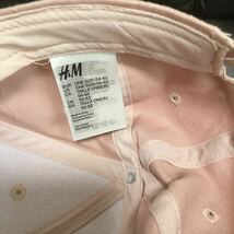 H&Mエイチアンドエムキャップ帽子ピンク系 送料 300円_画像2