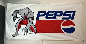 PEPSI Pepsiman Pepsi-Cola big ta Horta oru bath towel 185×93cm collection retro 